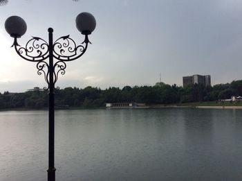 Scenic view of river against sky
