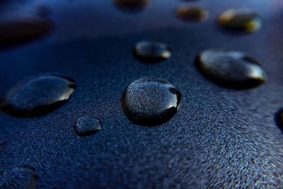 Surface level of water drops