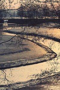 River with trees in background