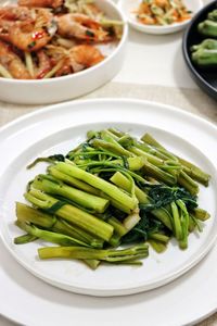 Close-up of food in plate