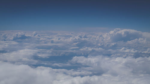 Low angle view of clouds in sky