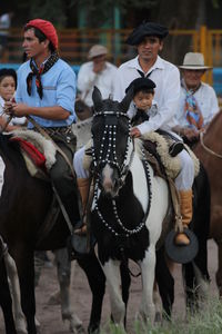 Men in traditional clothing