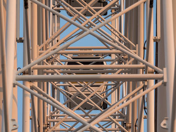 Full frame shot of metallic structure