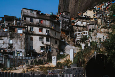 Buildings in city against sky