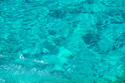 High angle view of swimming pool