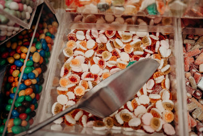 Close-up of food on table