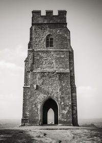 Low angle view of historic building