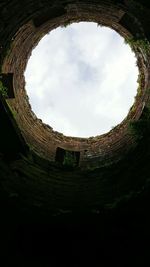 Low angle view of old ruins