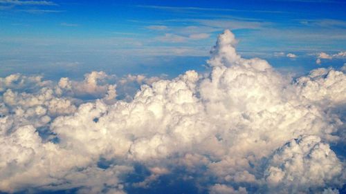 Scenic view of cloudy sky