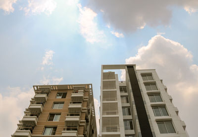 Low angle view of building against sky