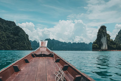 Panoramic view of sea against sky