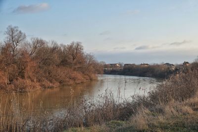 View of lake against sky