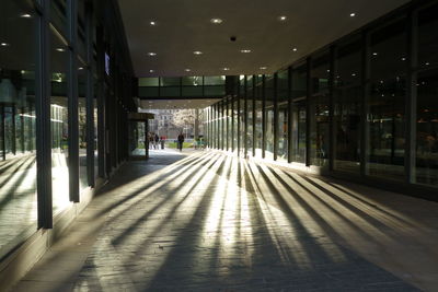 Corridor in modern building