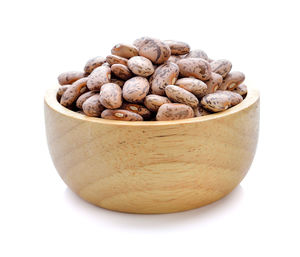 High angle view of bread in container