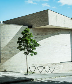 Low angle view of building against sky