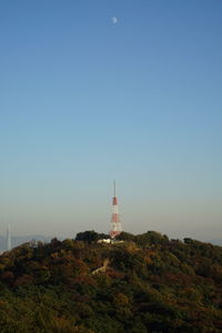 View of tower against clear sky