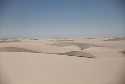 Landscape view of dunes in brazil