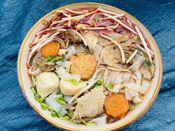 Directly above shot of vegetables in bowl