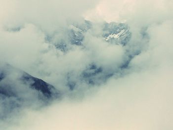 Scenic view of cloudy sky