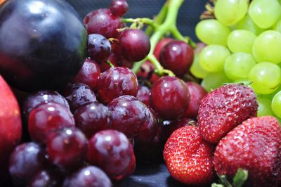 Full frame shot of grapes