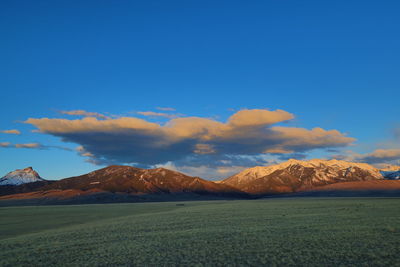 Sunset in the madison valley