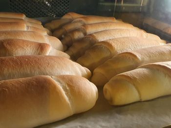 Close-up of bread in store