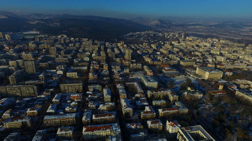 Aerial view of city