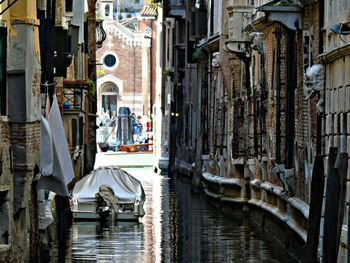 View of church in town