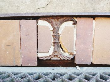 Close-up of old wall