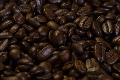 Full frame shot of coffee beans