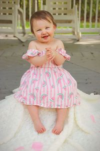 Portrait of cute girl