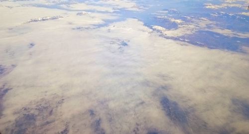 High angle view of sea shore