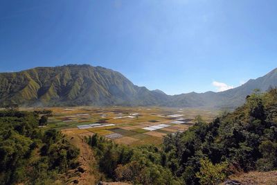 Scenic view of mountains