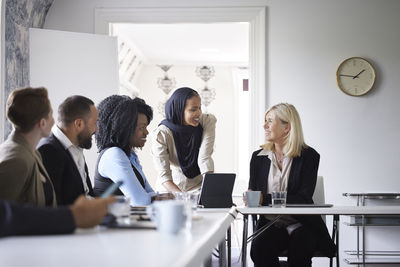 Business people at meeting