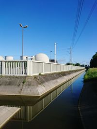 View of built structure against clear sky