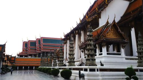 Built structure against clear sky