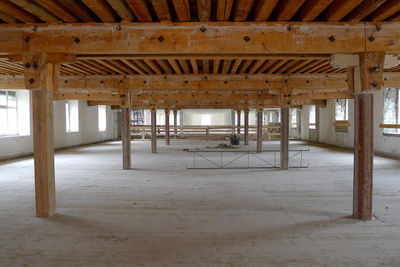 Low angle view of ceiling