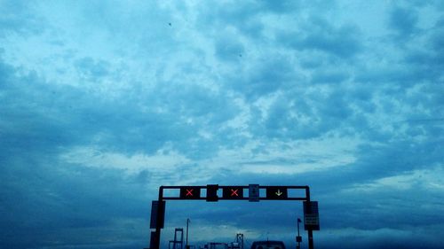 Low angle view of cloudy sky