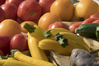 Full frame shot of vegetables for sale in market