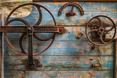 Close-up of rusty metal