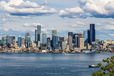 Seattle skyline and waterfront.
