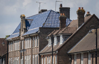 Building facades in the town of east grinstead, west sussex, uk