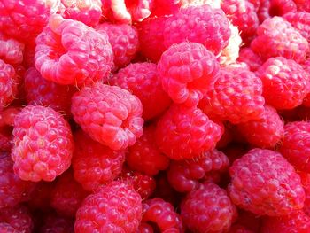 Full frame shot of strawberries