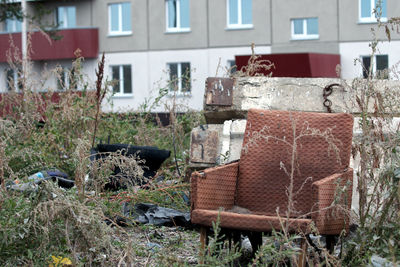 View of abandoned building