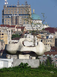 View of buildings in city