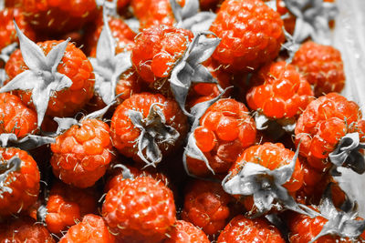 Close-up of strawberries