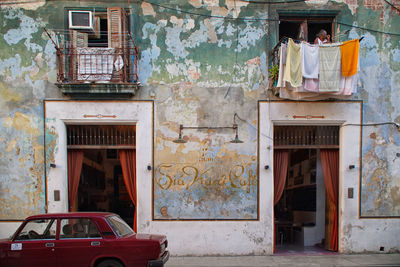 Exterior of abandoned building