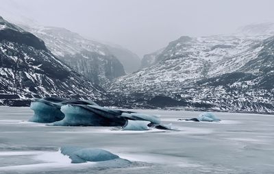 Iceland glaciers