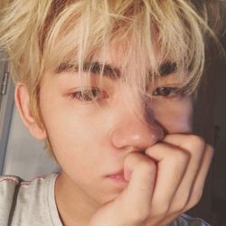 Close-up of a baby girl