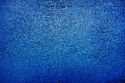 Close-up of blue wall